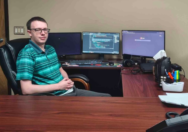 STEM Internship Program Alumnus Balances Career and College  image